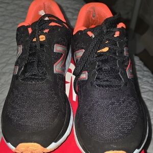 New Balance Black and Orange Athletic Shoes